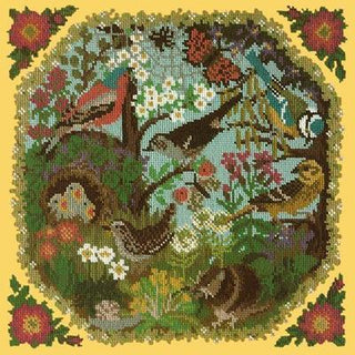 Hedgerow Needlepoint Kit Kits Elizabeth Bradley Design Sunflower Yellow 
