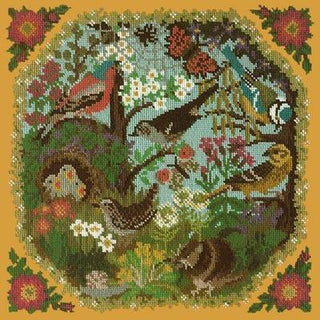 Hedgerow Needlepoint Kit Kits Elizabeth Bradley Design Yellow 
