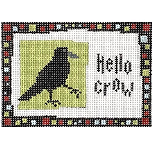 Hello Crow Painted Canvas Pippin 