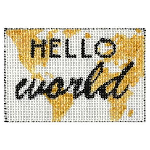Hello World Insert Painted Canvas Colors of Praise  - 1