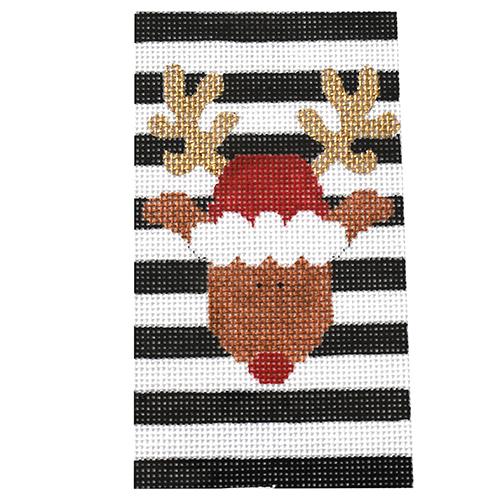 Henri Bendel Reindeer Painted Canvas The Princess & Me 
