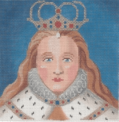 Henry VIII - Elizabeth Painted Canvas Labors of Love Needlepoint 