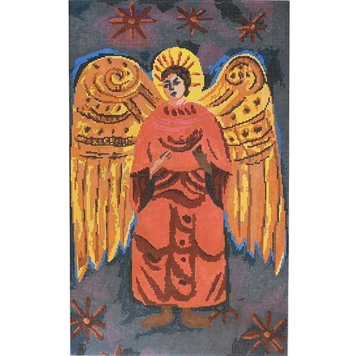 Herald Angel Painted Canvas Birds of a Feather  - 1