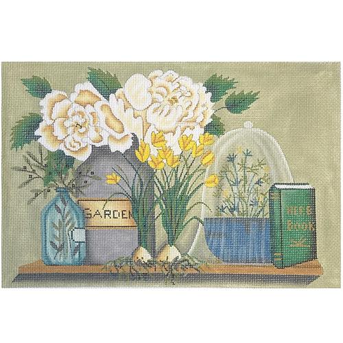Herb Garden Painted Canvas Alice Peterson Company  - 1