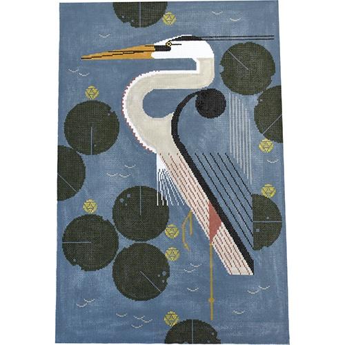 Herondipity Painted Canvas Charley Harper 