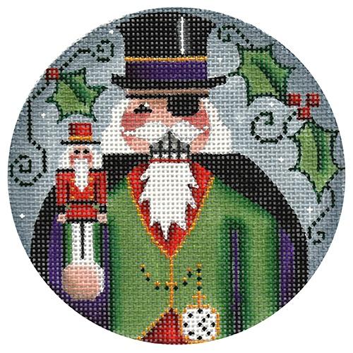 Herr Drosselmeyer Ornament Painted Canvas Rebecca Wood Designs 
