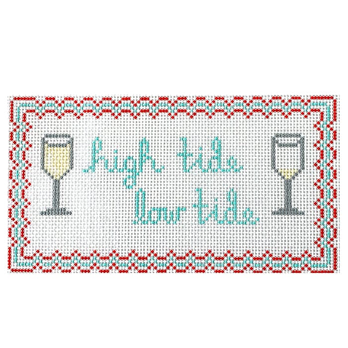 High Tide, Low Tide Painted Canvas Halcyon House Designs  - 1