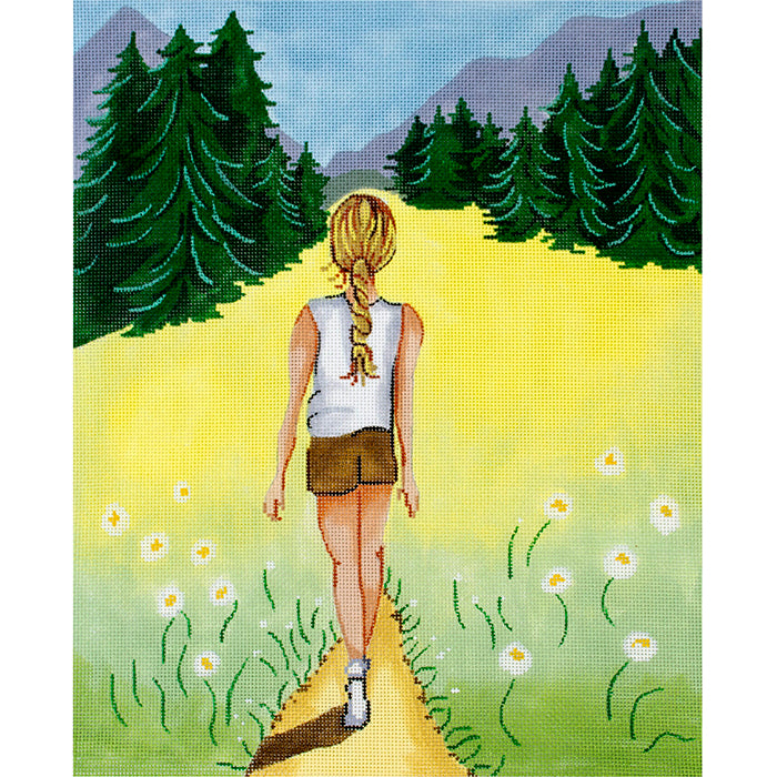 Hiking (PM) Painted Canvas Patti Mann  - 1