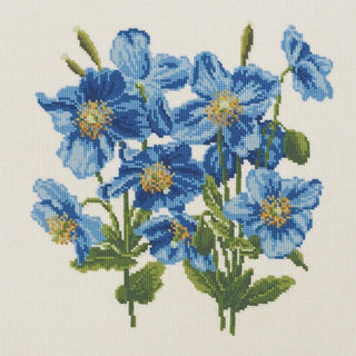 Himalayan Poppy Kits Elizabeth Bradley Design Winter White 
