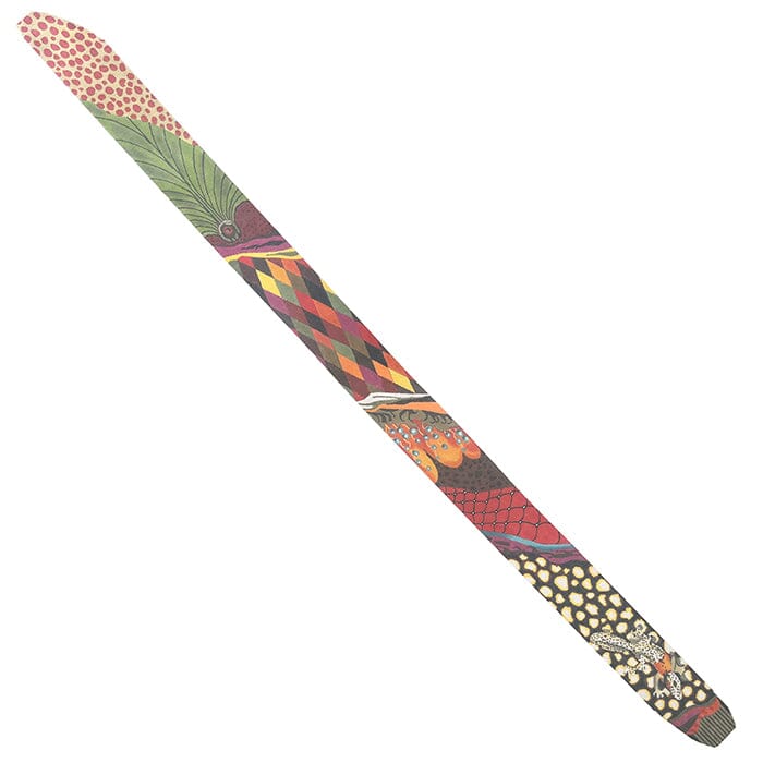 Hip Belt   Harlequin Multi & Gekko Painted Canvas Colors of Praise  - 1