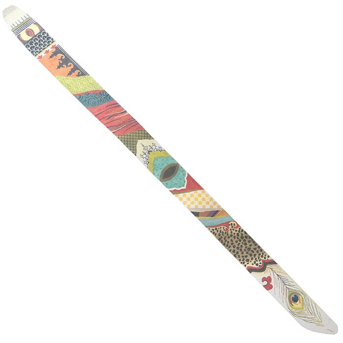 Hip Belt   Leopard Multi & Peacock Painted Canvas Colors of Praise  - 1