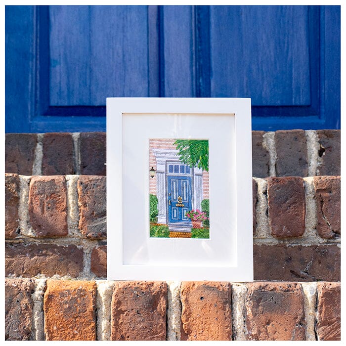 Historic Blue Door Kit Kits Needlepoint To Go 

