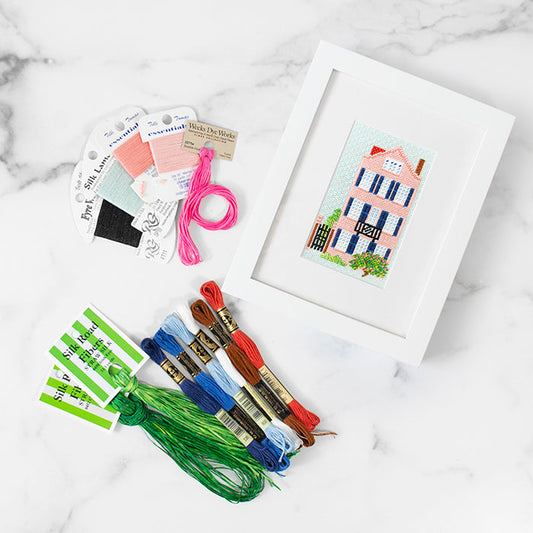 Historic Pink House Kit Kits Needlepoint To Go 