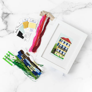 Historic Yellow House Kit Kits Needlepoint To Go 
