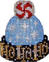 Ho Ho Ho Micro Hat Painted Canvas Associated Talents  - 1