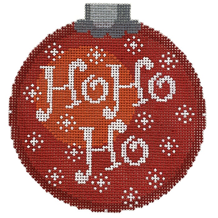 Ho Ho Ho Red Painted Canvas CanvasWorks 