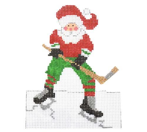 Hockey Holiday Painted Canvas The Princess & Me  - 1