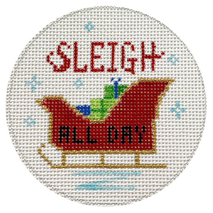 Holiday Collection - Sleigh Painted Canvas Patricia Sone 