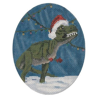 Holiday Dino Painted Canvas Scott Church Creative 
