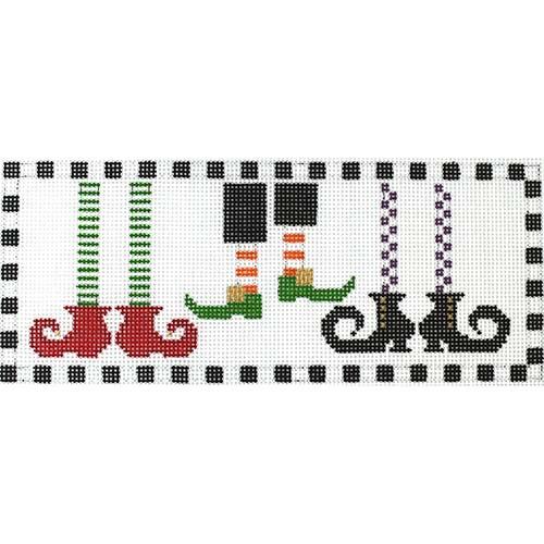 Holiday Legs Painted Canvas The Princess & Me  - 1