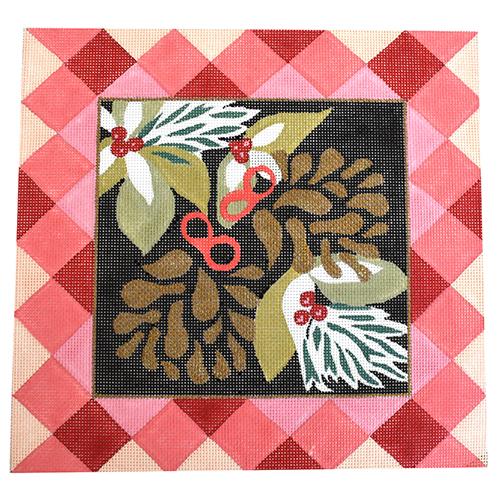 Holiday Pinecones Painted Canvas Melissa Prince Designs 
