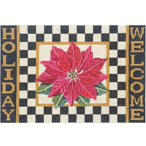 Holiday Welcome Painted Canvas PLD Designs 