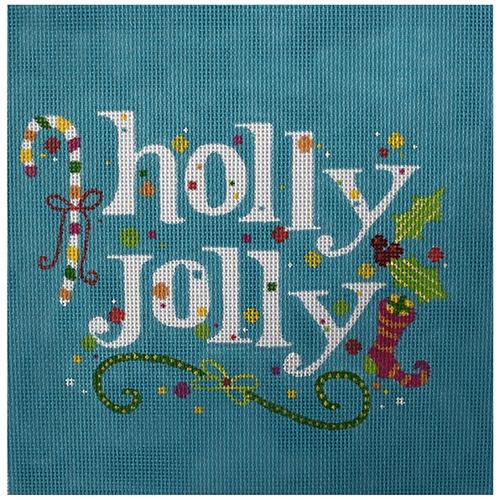 Holly Jolly Painted Canvas Painted Pony Designs 