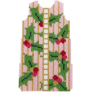 Holly Shift Printed Canvas Needlepoint To Go 
