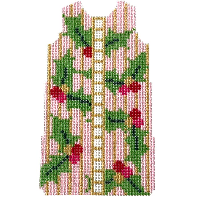 Holly Shift Printed Canvas Needlepoint To Go 
