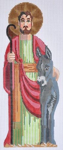 Holy Family Joseph Painted Canvas Labors of Love Needlepoint 