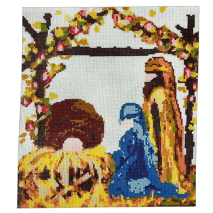 Holy Family Painted Canvas Walker's Needlepoint 