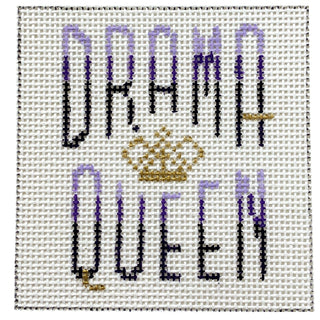 Home Collection   Drama Queen Painted Canvas Patricia Sone 
