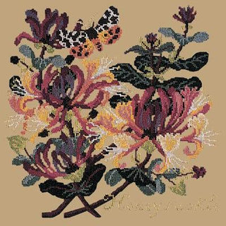 Honeysuckle Needlepoint Kit Kits Elizabeth Bradley Design Sand 
