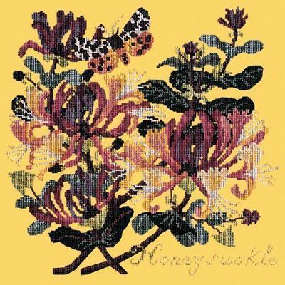 Honeysuckle Needlepoint Kit Kits Elizabeth Bradley Design Sunflower Yellow 
