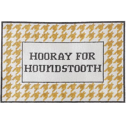 Hooray for Houndstooth Painted Canvas Hello Tess  - 1