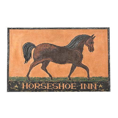 Horseshoe Inn Painted Canvas Cooper Oaks Design  - 1
