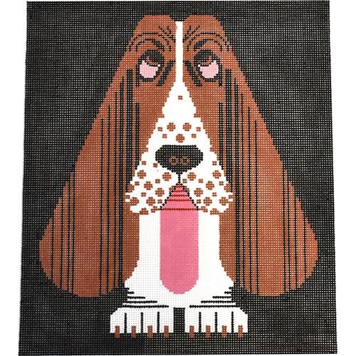 Hound Dawg Painted Canvas Charley Harper 