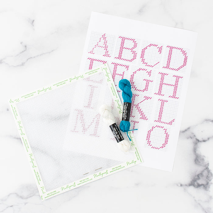 How to Chart Your Monogram Kit | Needlepoint.Com