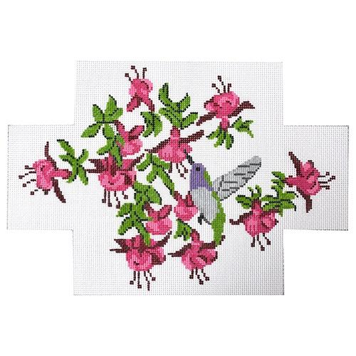 Hummingbird Brick Cover Painted Canvas J. Child Designs  - 1