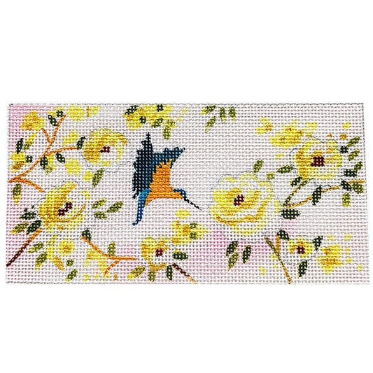 Hummingbird Clutch Insert Painted Canvas Colors of Praise 