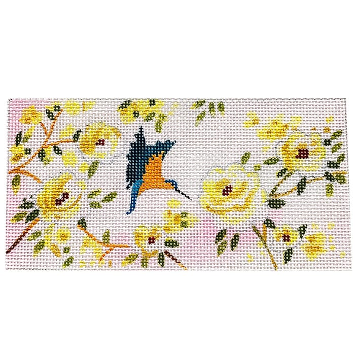 Hummingbird Clutch Insert Painted Canvas Colors of Praise  - 1