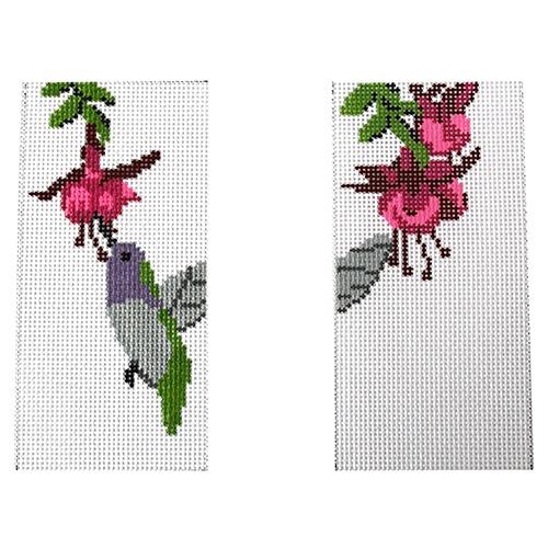 Hummingbird Eyeglasses Case Painted Canvas J. Child Designs 