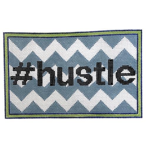 #Hustle Painted Canvas Hello Tess 
