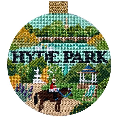 Hyde Park with Stitch Guide Painted Canvas Kirk & Bradley 
