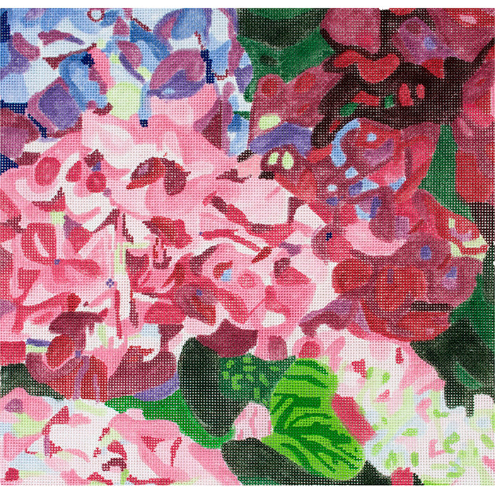 Hydrangea Dazzle Painted Canvas Jean Smith 