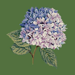 Hydrangea Needlepoint Kit Kits Elizabeth Bradley Design Dark Green 
