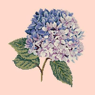 Hydrangea Needlepoint Kit Kits Elizabeth Bradley Design Salmon Pink 
