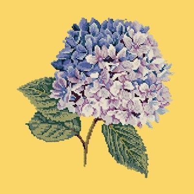 Hydrangea Needlepoint Kit Kits Elizabeth Bradley Design Sunflower Yellow 
