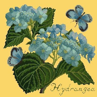 Hydrangea Needlepoint Kit Kits Elizabeth Bradley Design Sunflower Yellow 
