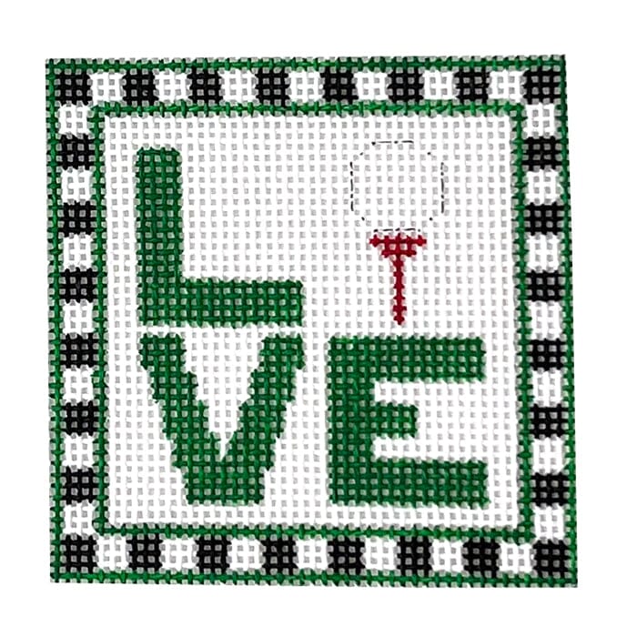 I Heart Golf with Stitch Guide Painted Canvas The Princess & Me 
